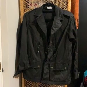 Urban outfitters, S/M, black military jacket